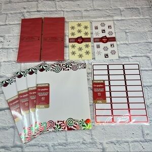 Holiday stationary Christmas card